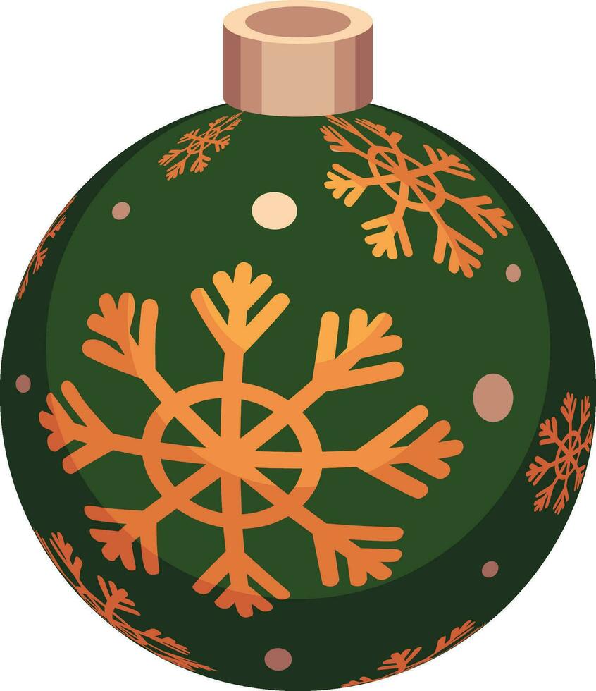 Navidad verde amarillo rombo ornamento Navidad pelota icono,navidad saludo tarjeta con dibujos animados vector