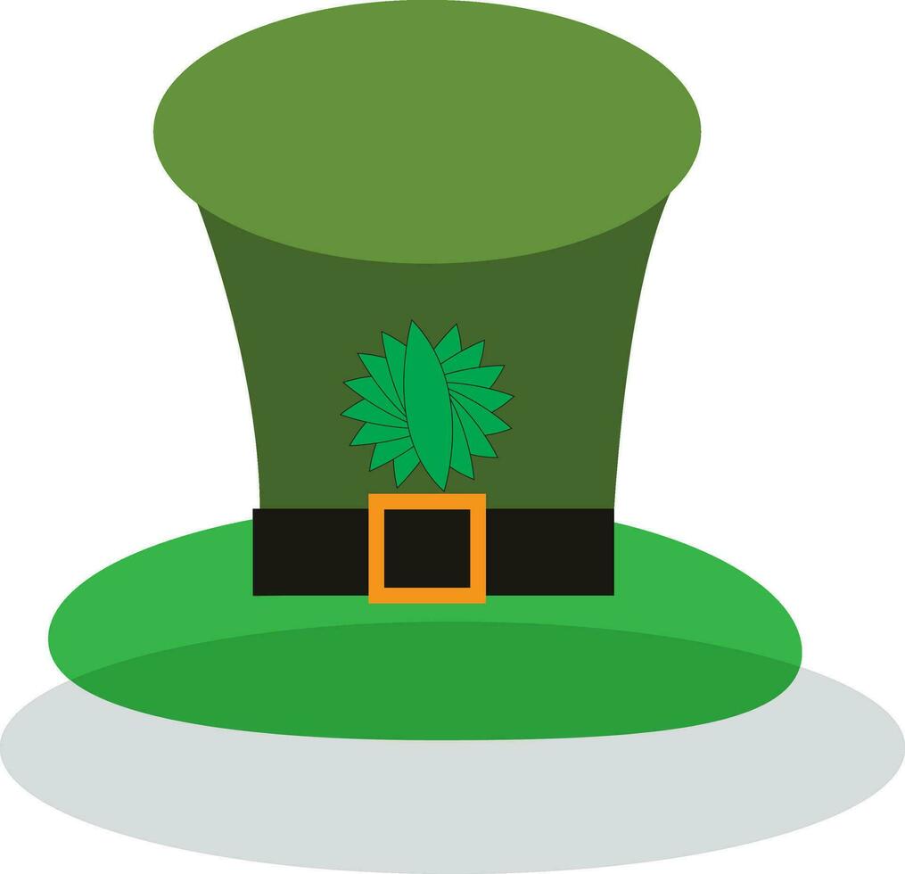 Leprechaun icon, St.Patrick 's Day hat Cartoon style,Hat free vector