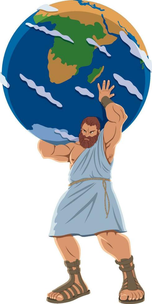 atlas en blanco vector