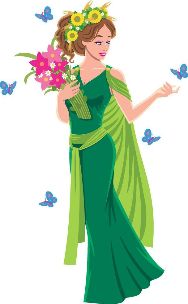 Demeter on White vector
