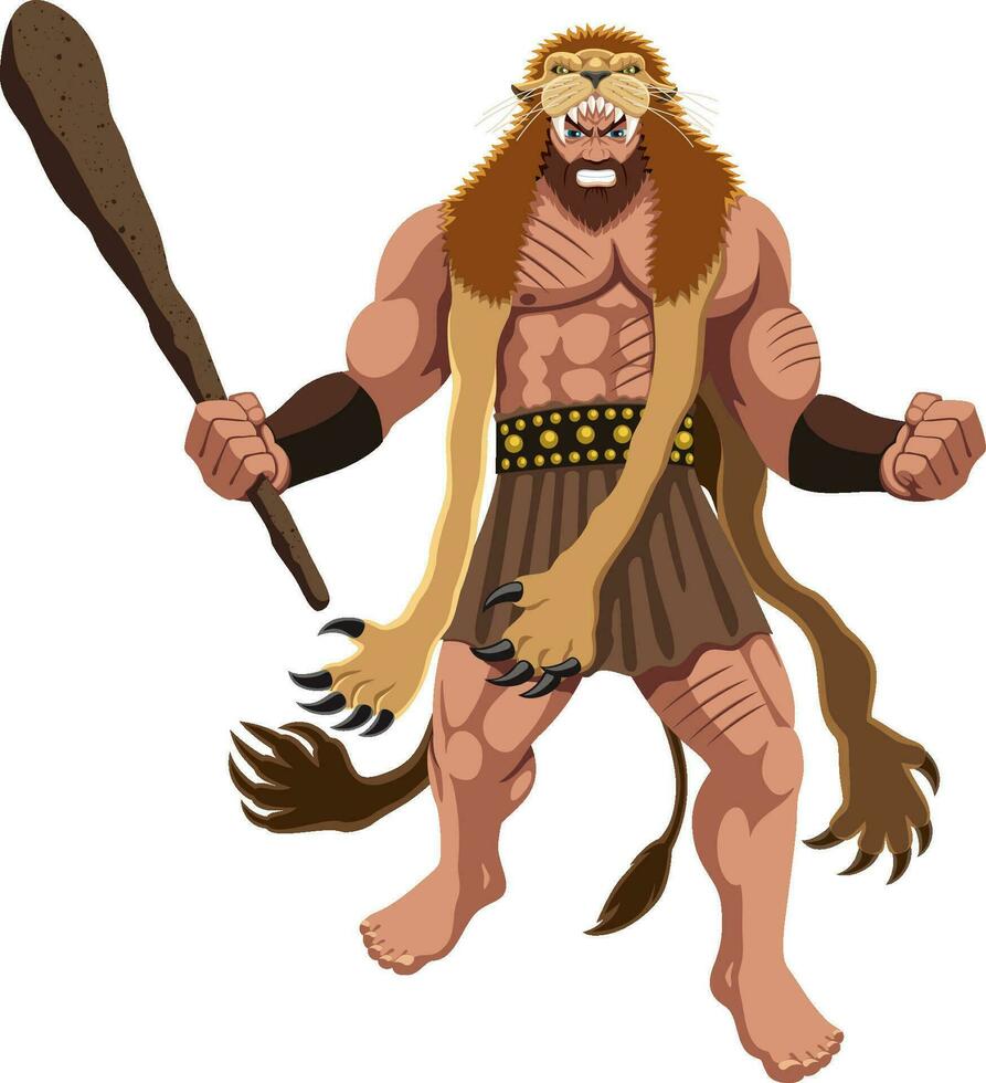 Heracles en blanco vector