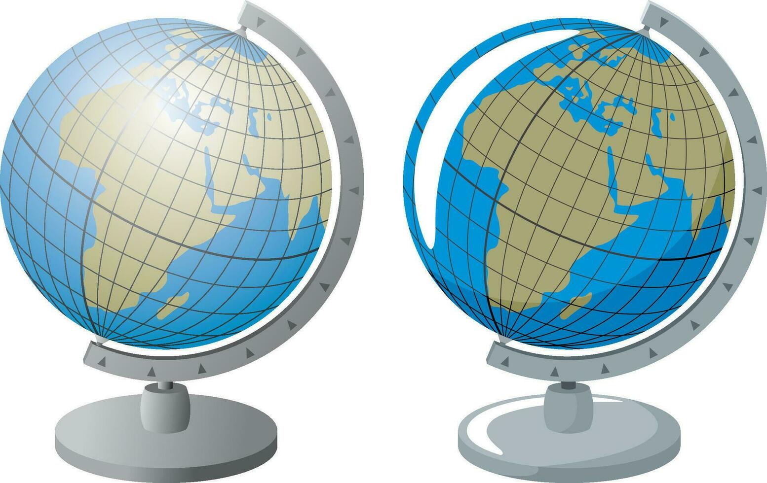 Globe on White vector