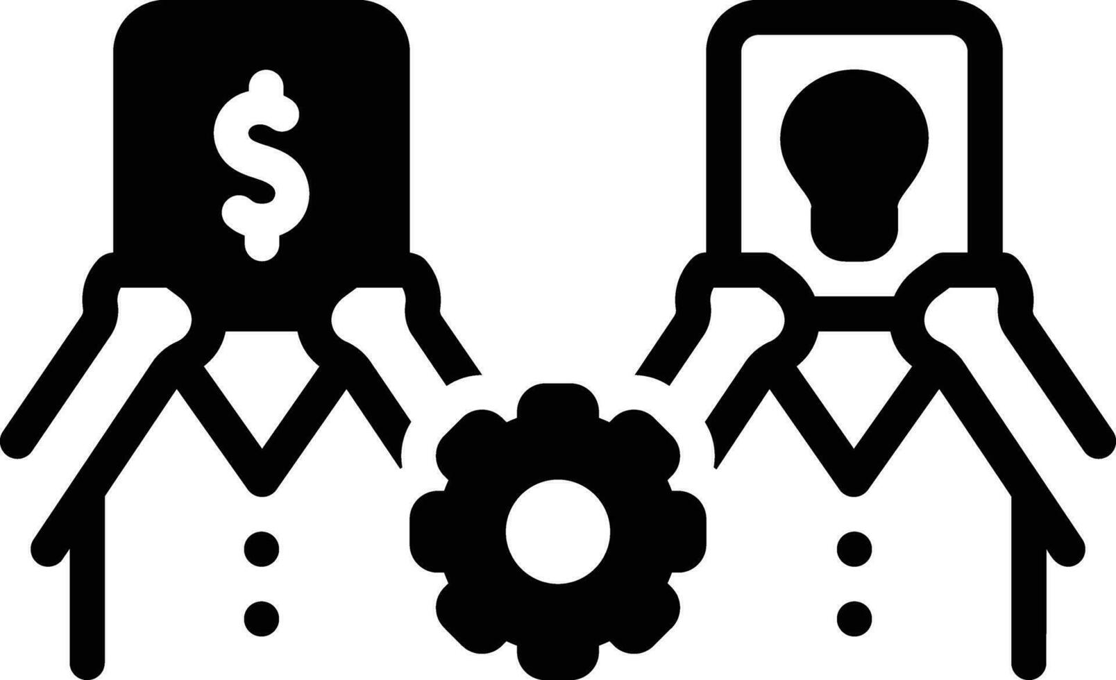 Solid icon for role vector