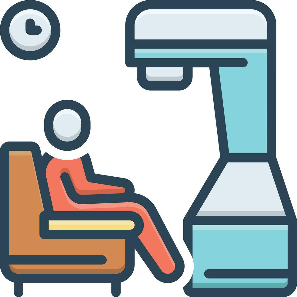 Color icon for therapy vector