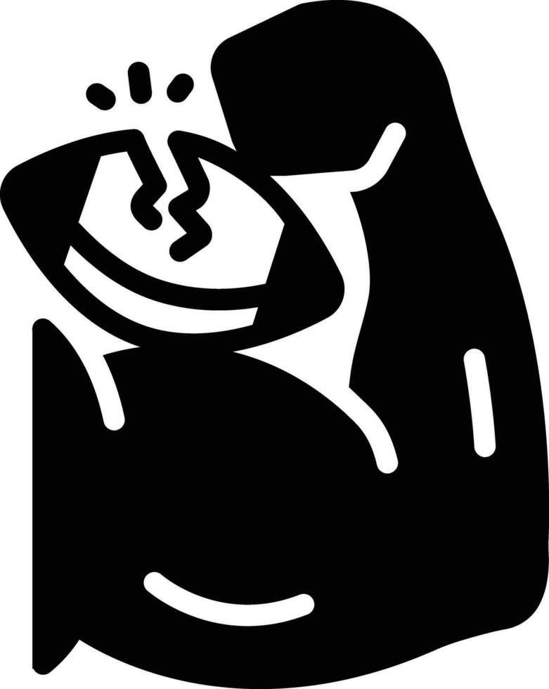 Solid icon for robust vector