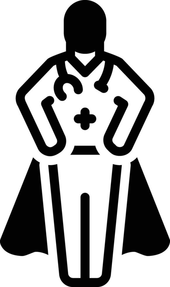 Solid icon for hero vector