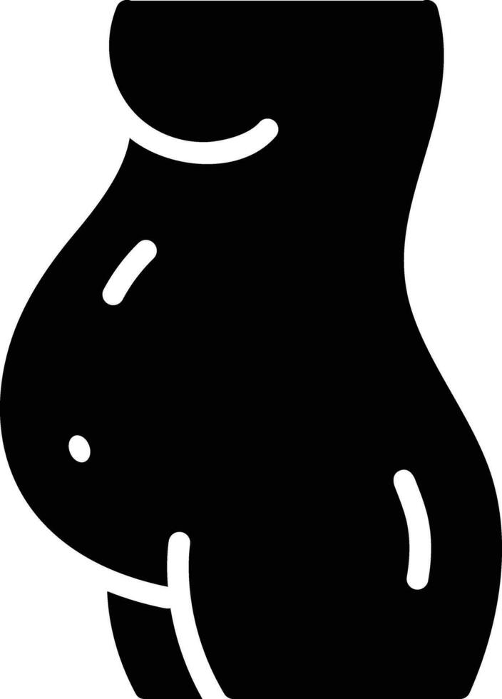 Solid icon for pregnancy vector