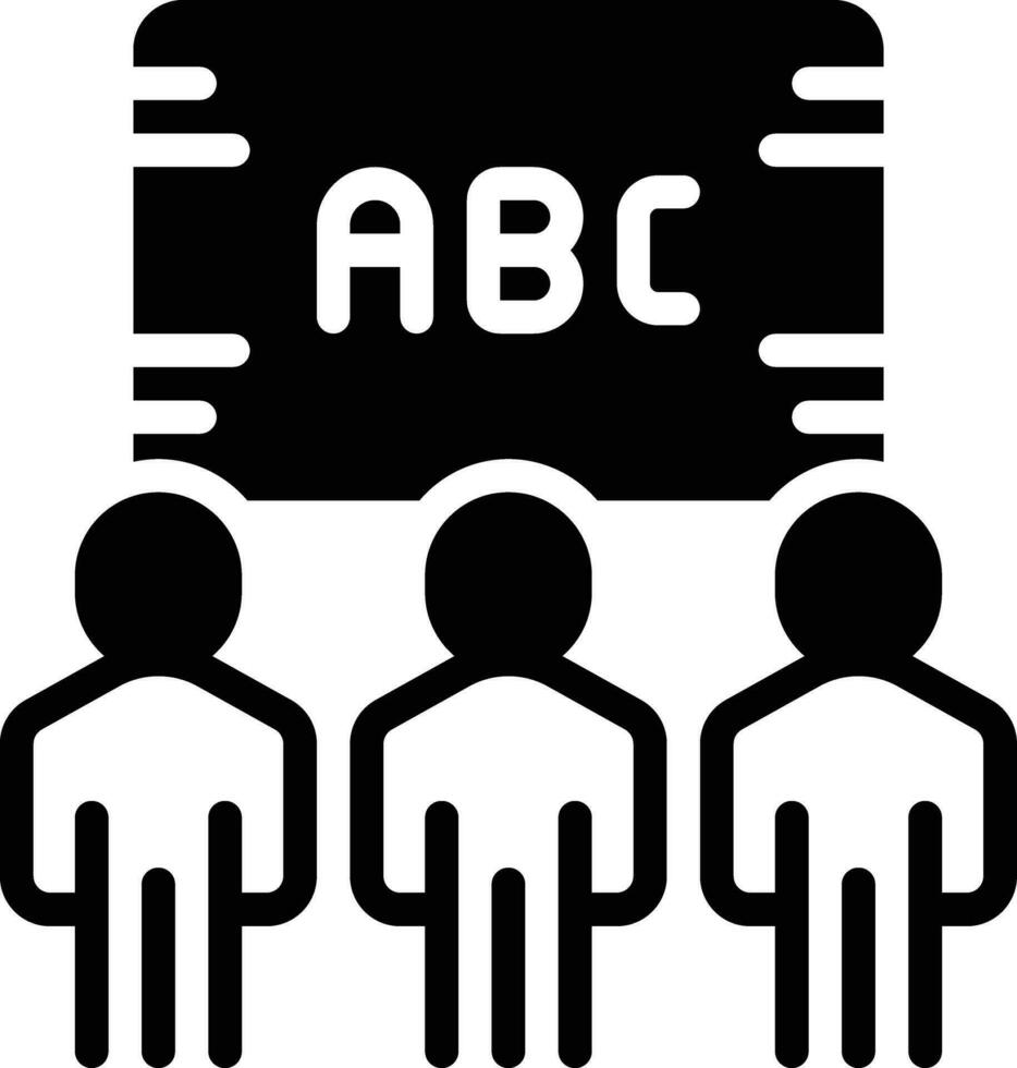 Solid icon for basics vector