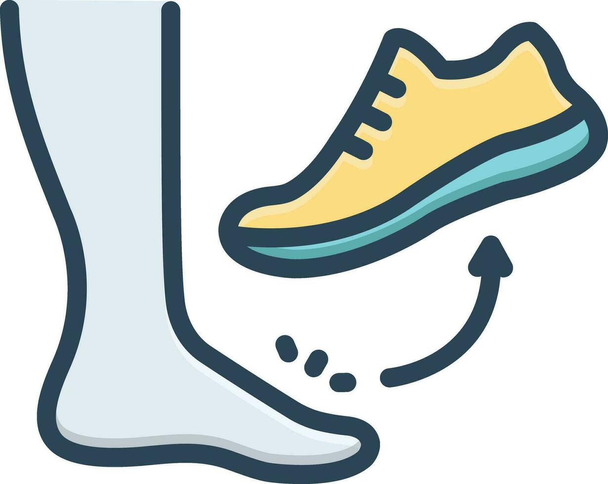Color icon for caused vector