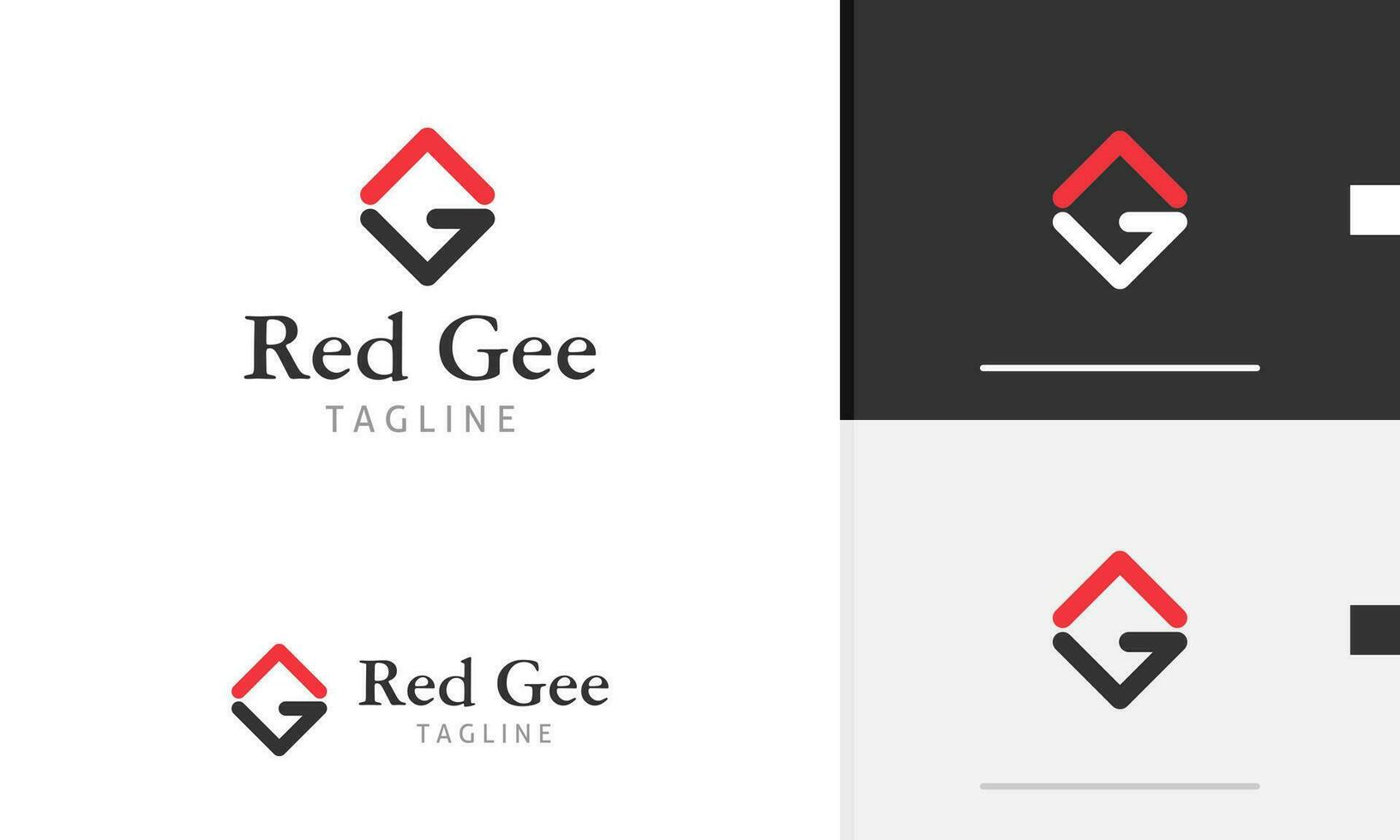 Logo design icon of geometric alphabet initial letter G for business brand company identity vector