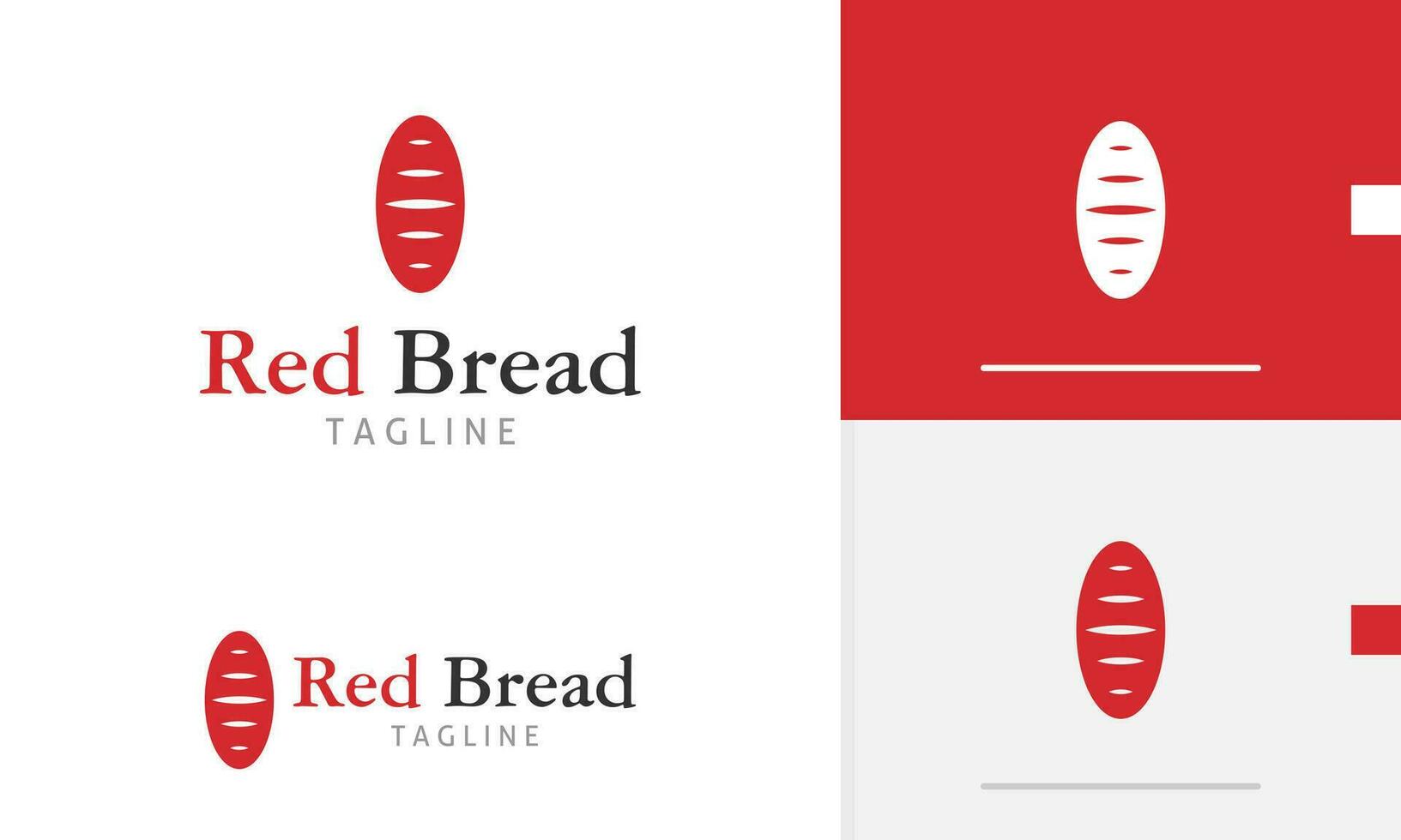 Logo design icon of geometric modern french round bread pastry lines for restaurant cafe business vector