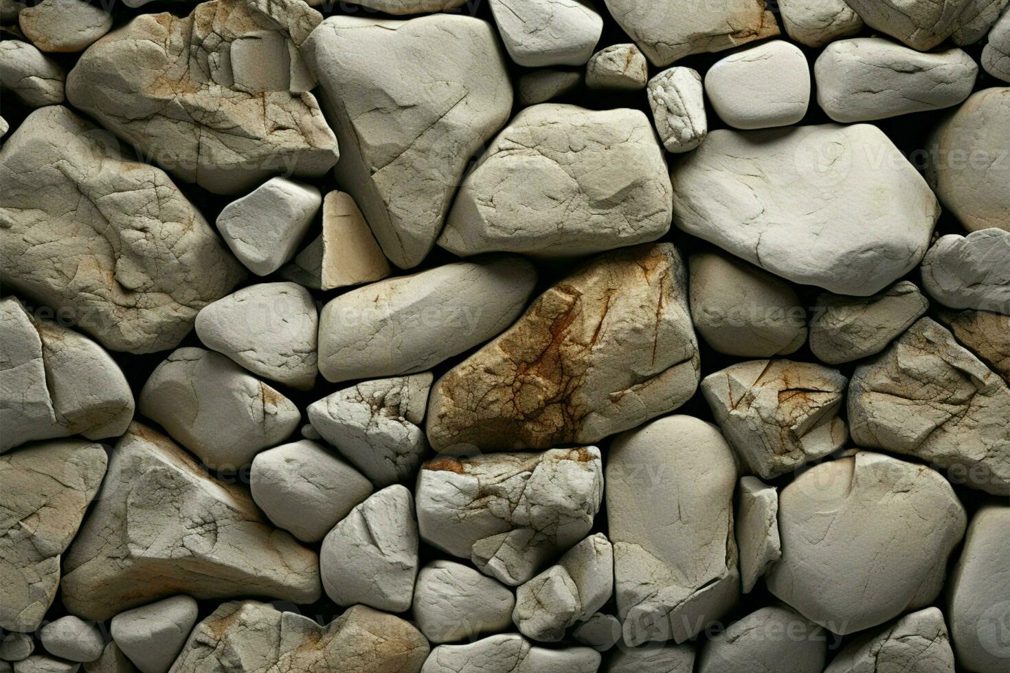 AI generated Natural cohesion Seamless rock texture background provides a visually uninterrupted experience photo