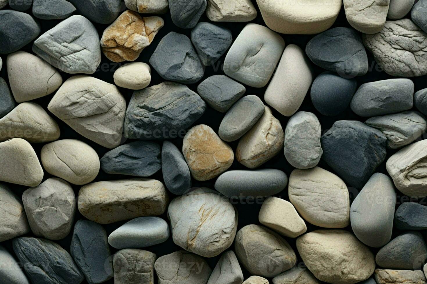 AI generated Rock inspired pattern Seamless background captures the essence of textured continuity photo
