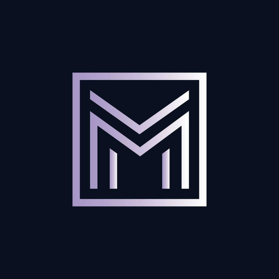 M letter logo design vector , M Initials Logo Design Pro vector Modern and creative