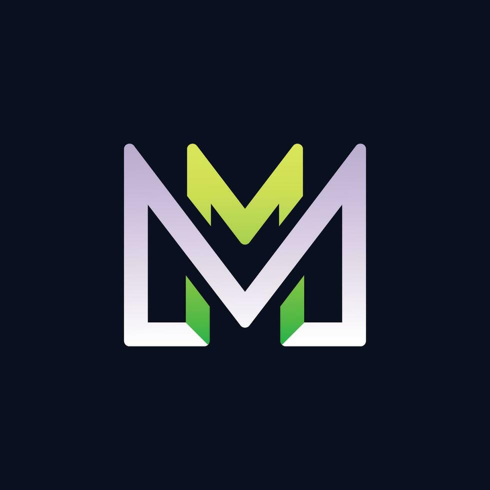M letter logo design vector , M Initials Logo Design Pro vector Modern and creative