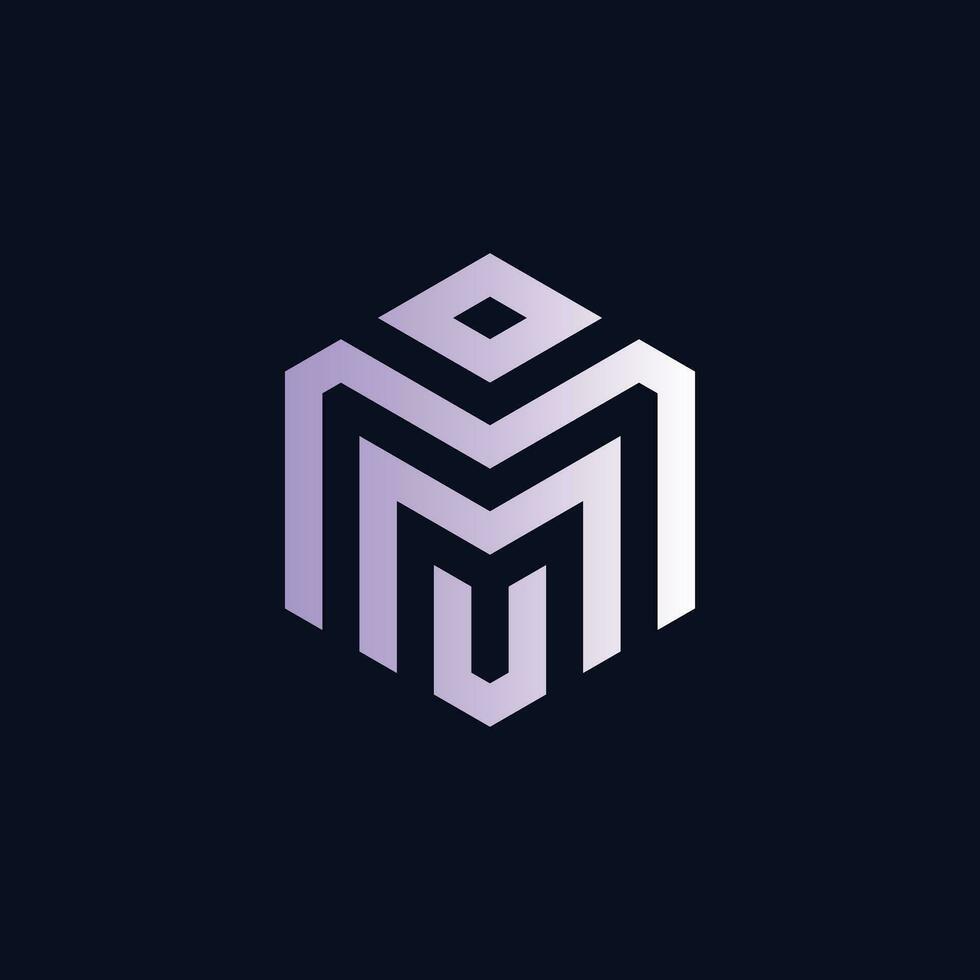 M letter logo design vector , M Initials Logo Design Pro vector Modern and creative