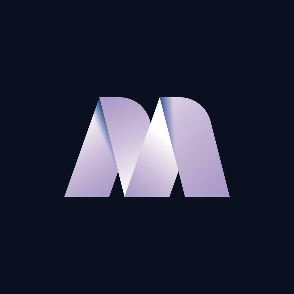 M letter logo design vector , M Initials Logo Design Pro vector Modern and creative