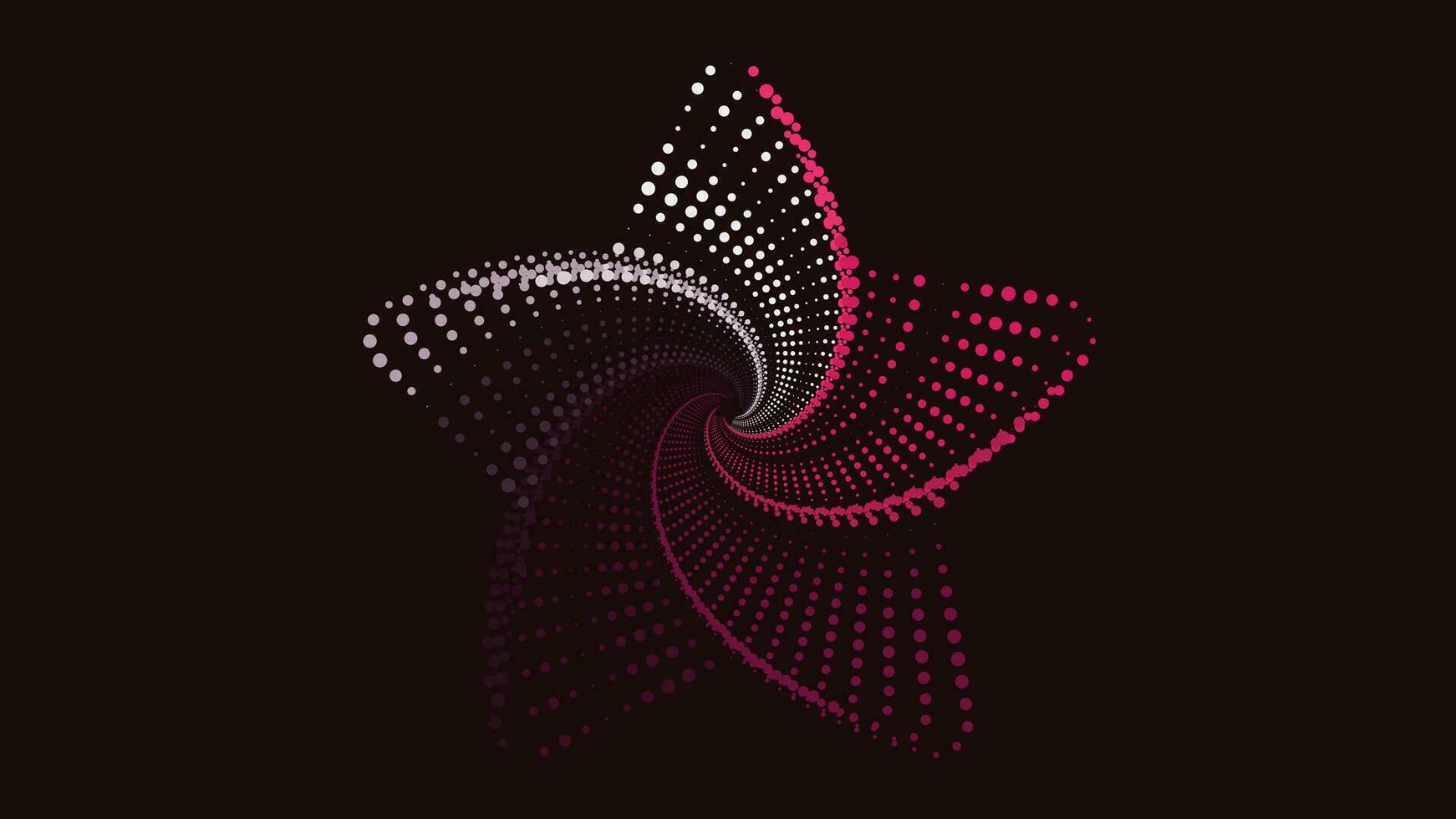 Abstarct spiral wavy line spinning background. vector