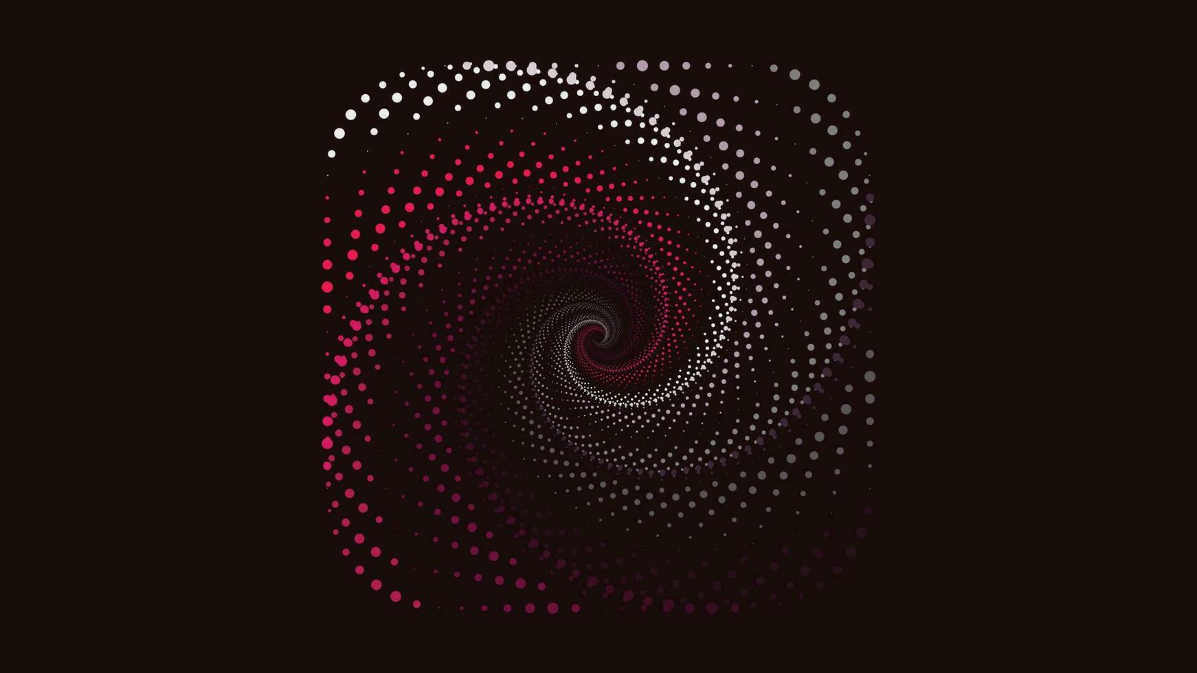 abstarct espiral ondulado línea hilado antecedentes. vector