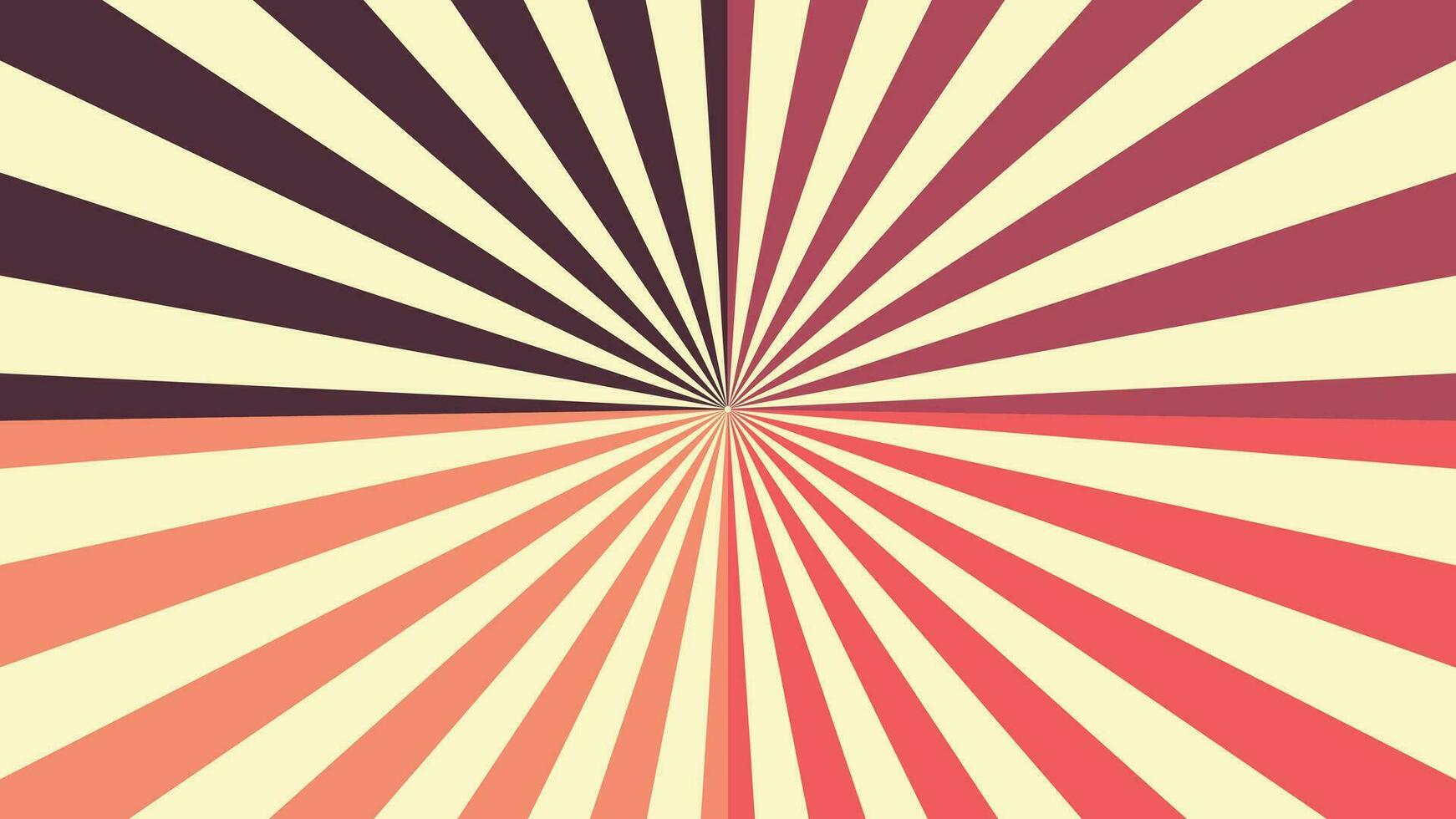 Abstarct twisted wavy line funky background in warm color. vector