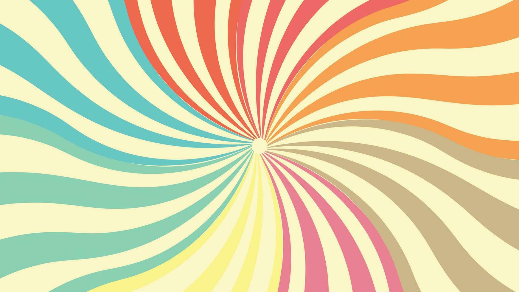 Abstarct spiral round spinning vortex style background vector