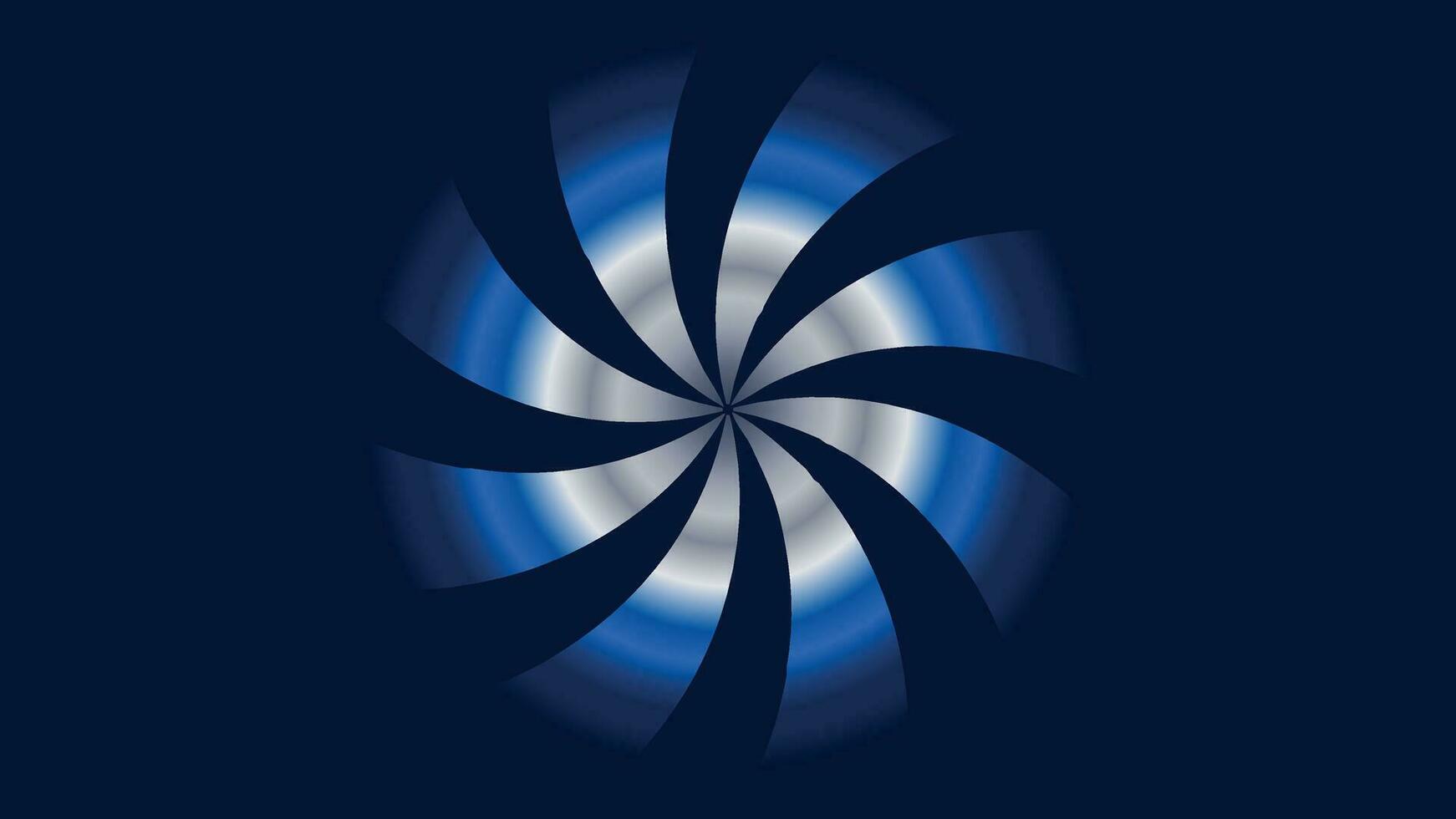 Abstarct spiral wavy line background in simple and minimalist style. vector