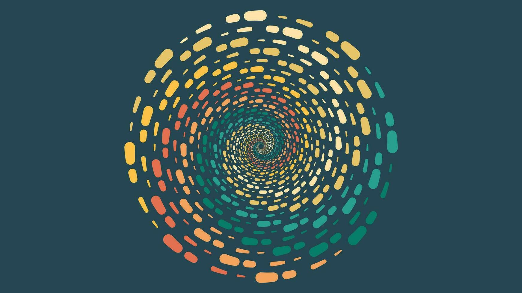 abstarct espiral color Estallar antecedentes en minimalista estilo. vector