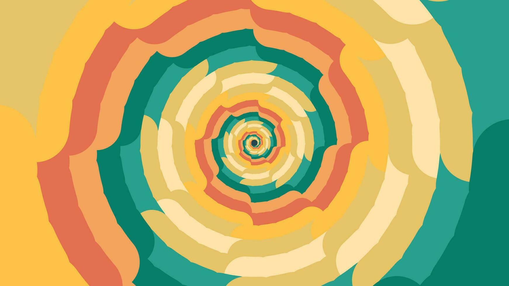 Abstarct spiral color burst background in minimalist style. vector