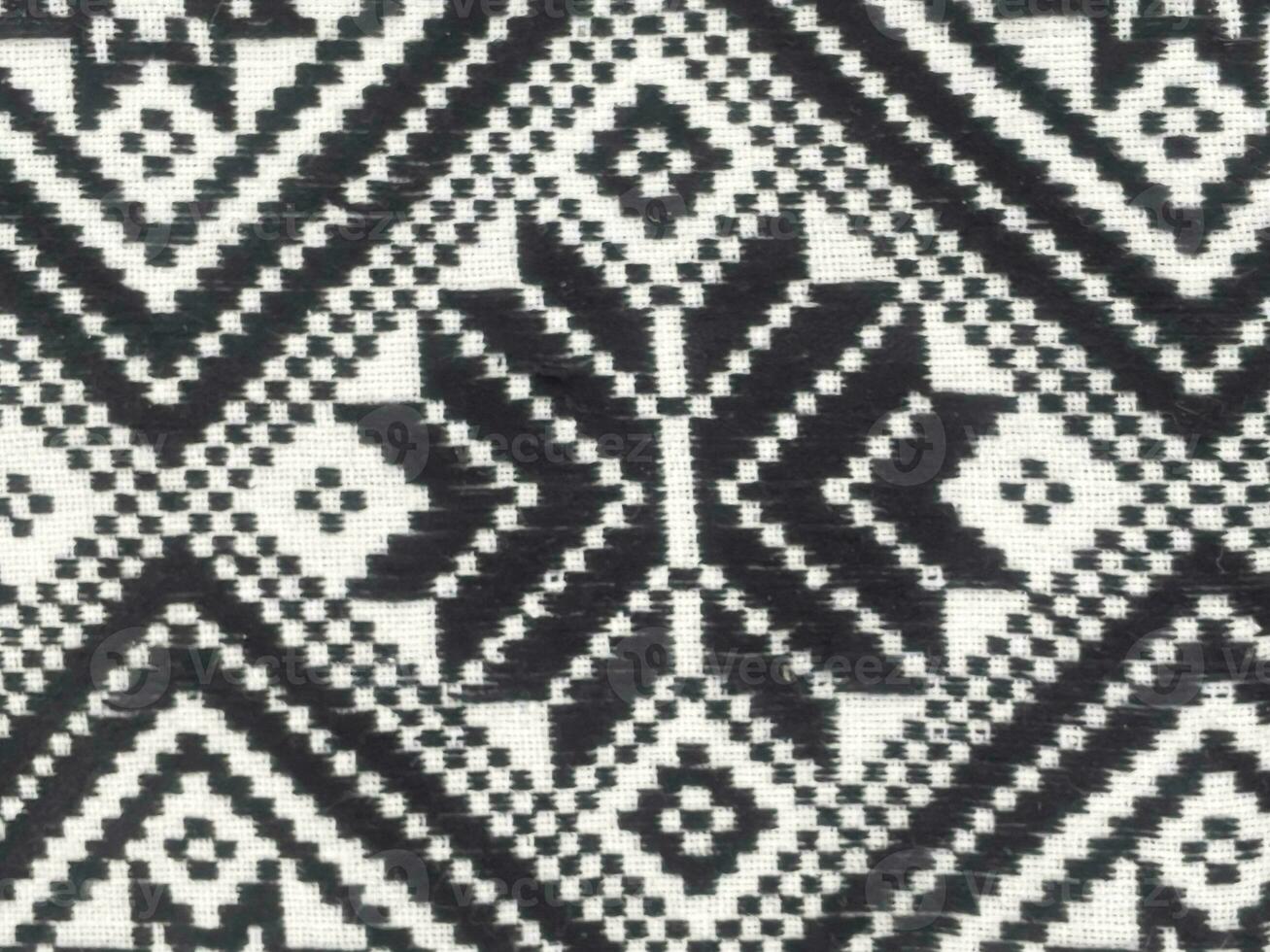 traditional tribal ethnic pattern design, clothing, fashion textured background photo