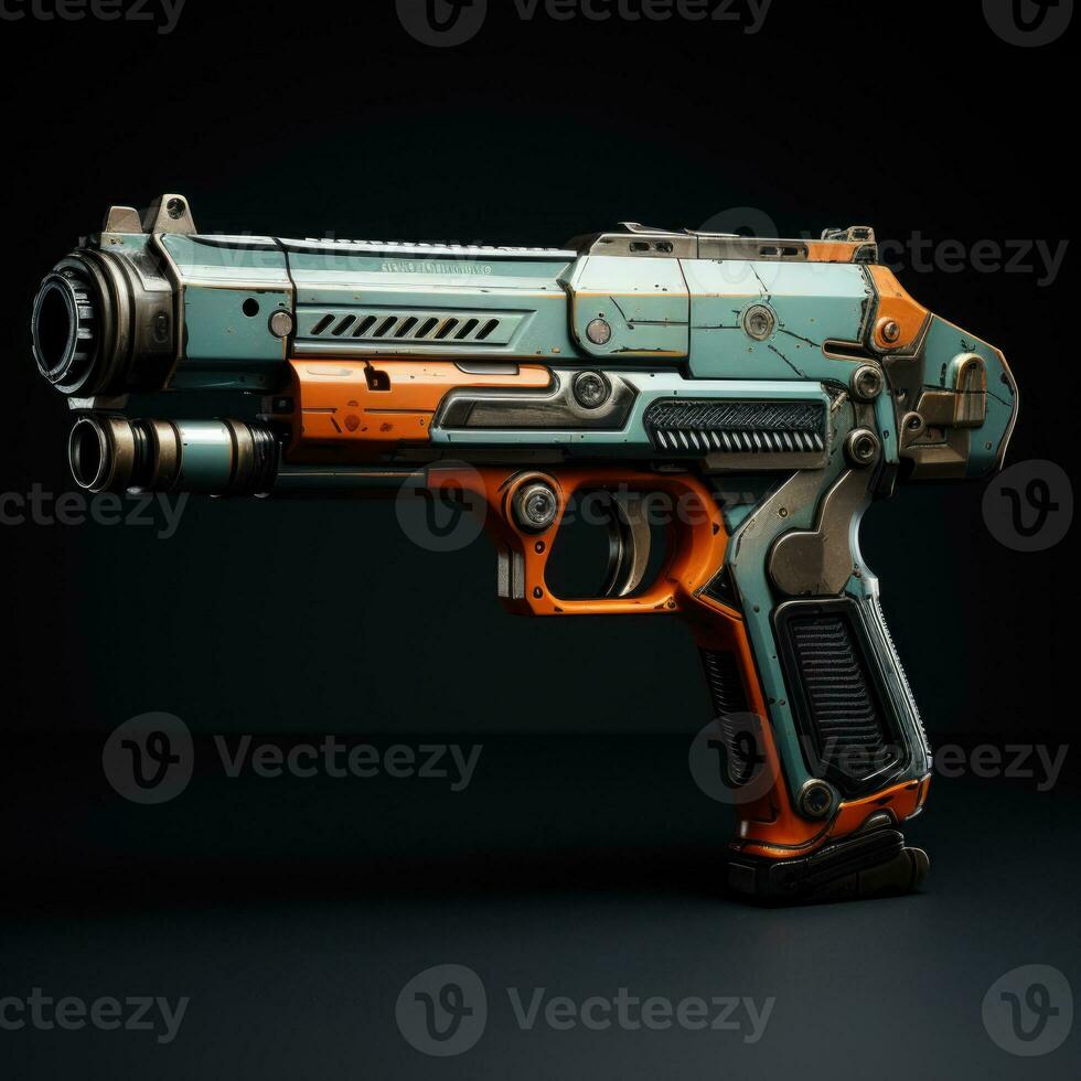 AI generated Gangsters Pistol in Realistic Photo Hand Weapon Generative AI