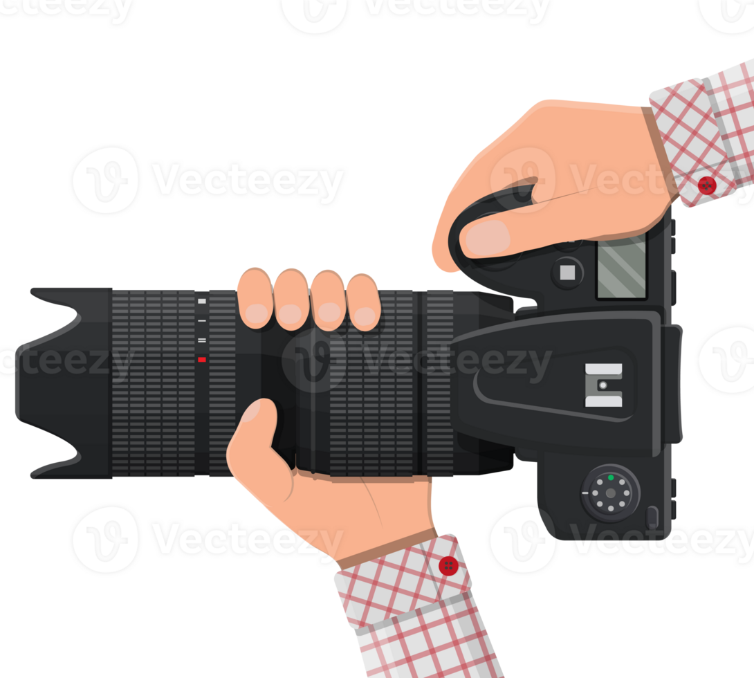 Modern photo camera png