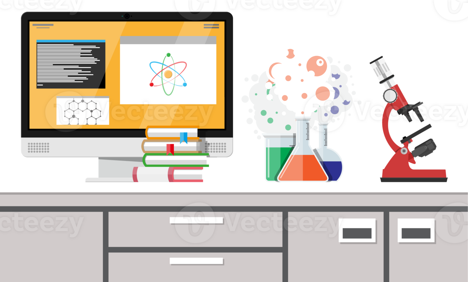 Biology science education equipment 35696680 PNG