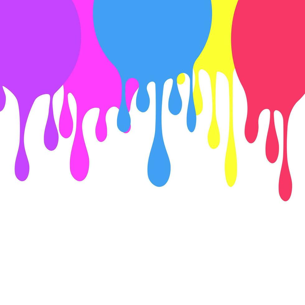 abstract background splashing paint. Paint colorful dripping background vector