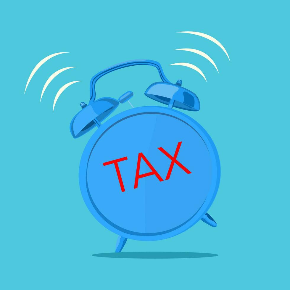 tax time. State taxes. Tax payment. Government taxes. Businessman calculation tax vector