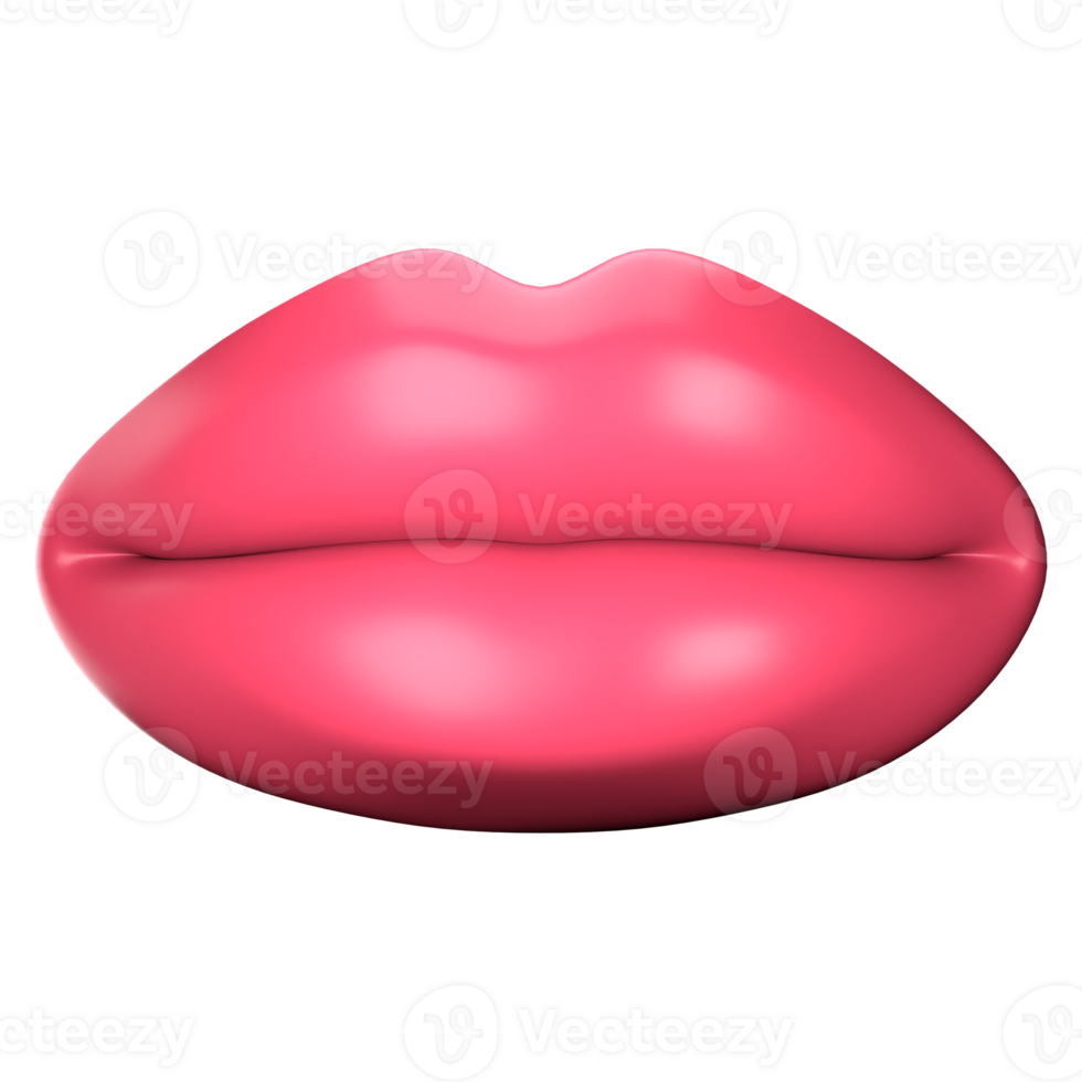 3d femmes lèvres png