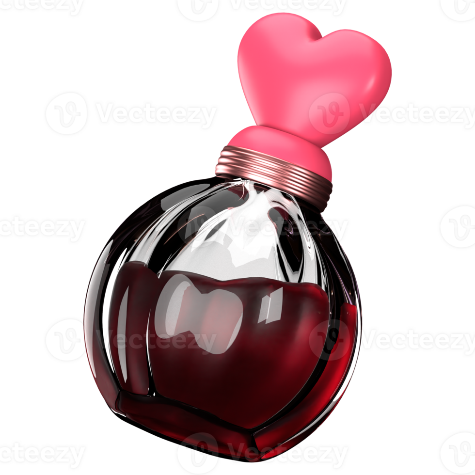 3D Rendered Perfume png