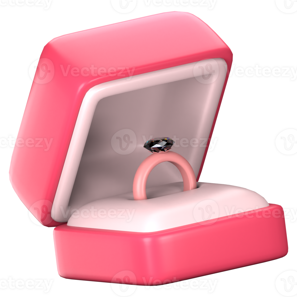 3D Ring Box png