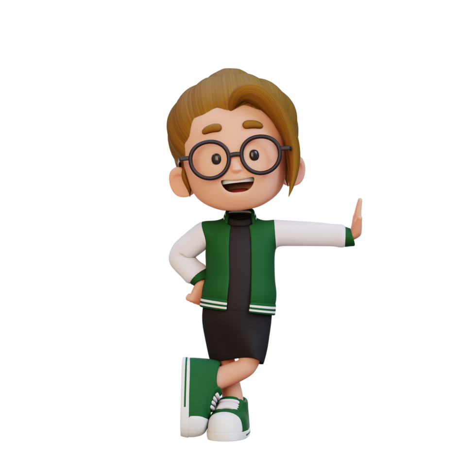 3D girl character laying on transparent wall png