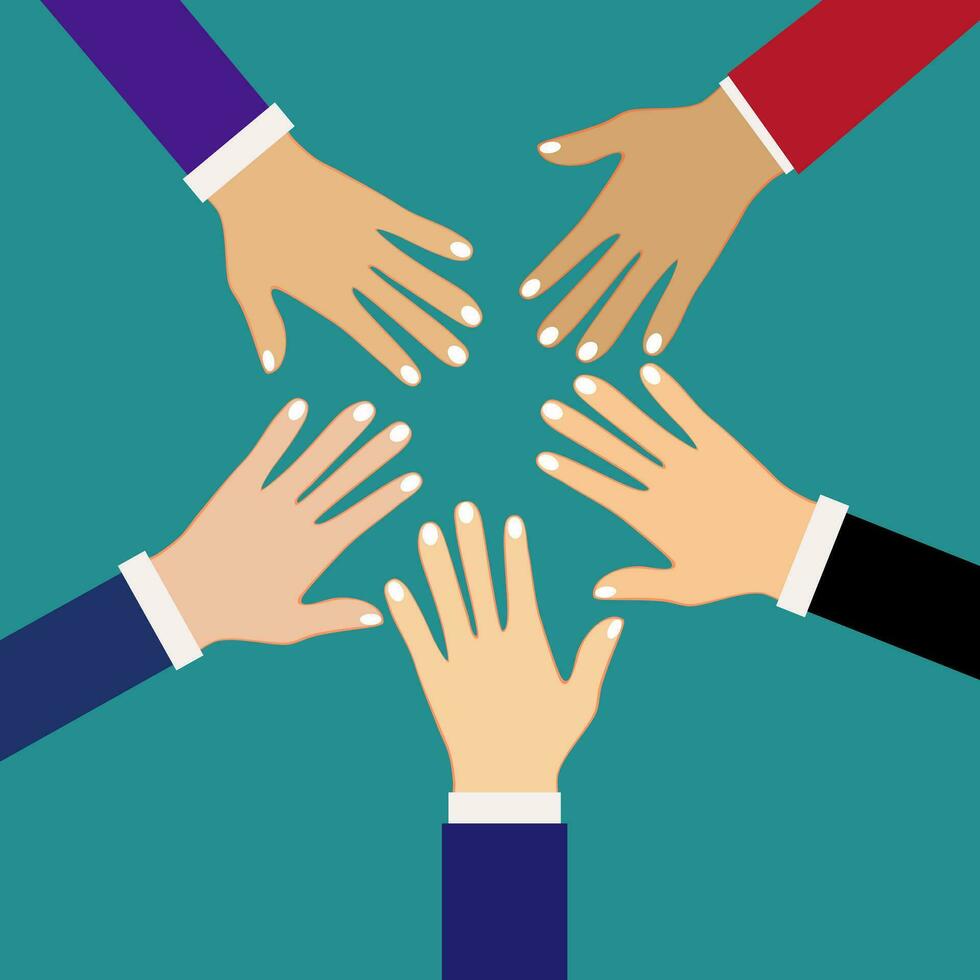 teamwork. cooperation and partnership. project management. concept Business. vector