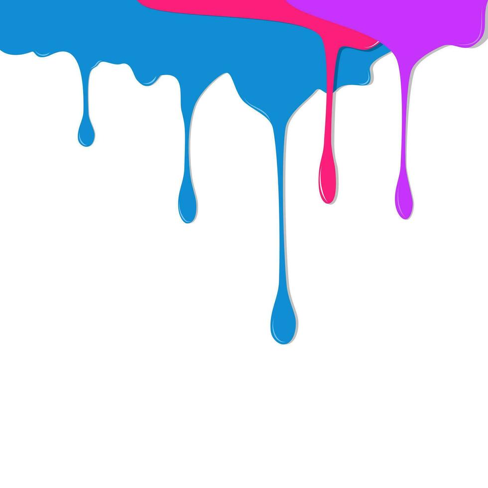 abstract background splashing paint. Paint colorful dripping background vector