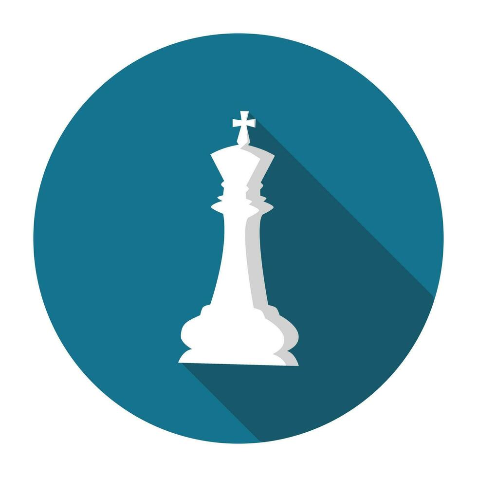 Chess king icon. Strategy Icon. vector illustration.