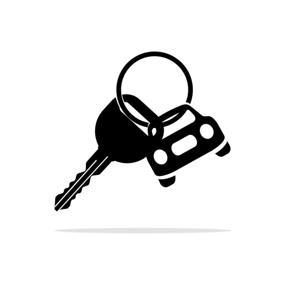 car key icon. lock symbol icon Vector protection and safety signs.