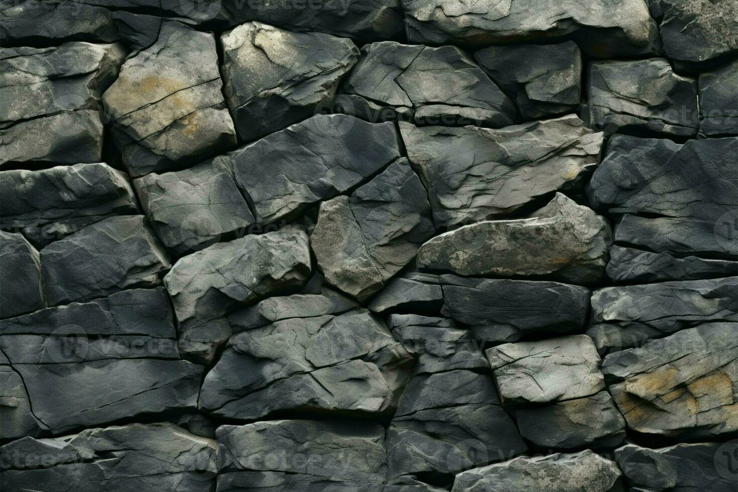 AI generated Stone symphony Seamless pattern captures the essence of textured rock photo