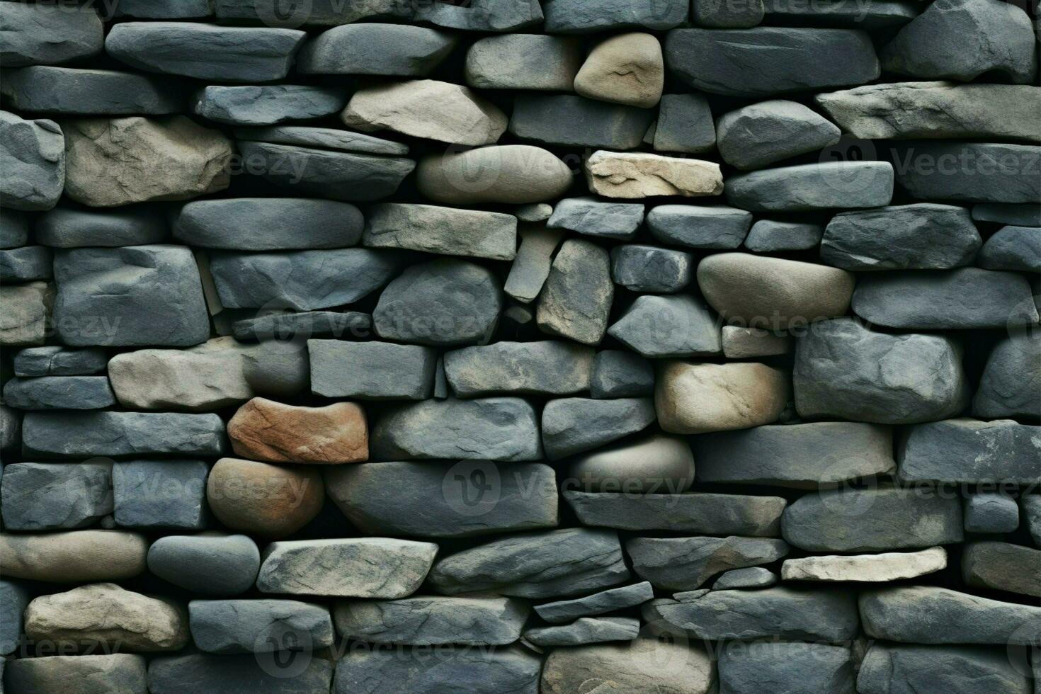 AI generated Textured harmony Seamless rock pattern background adds natural depth photo