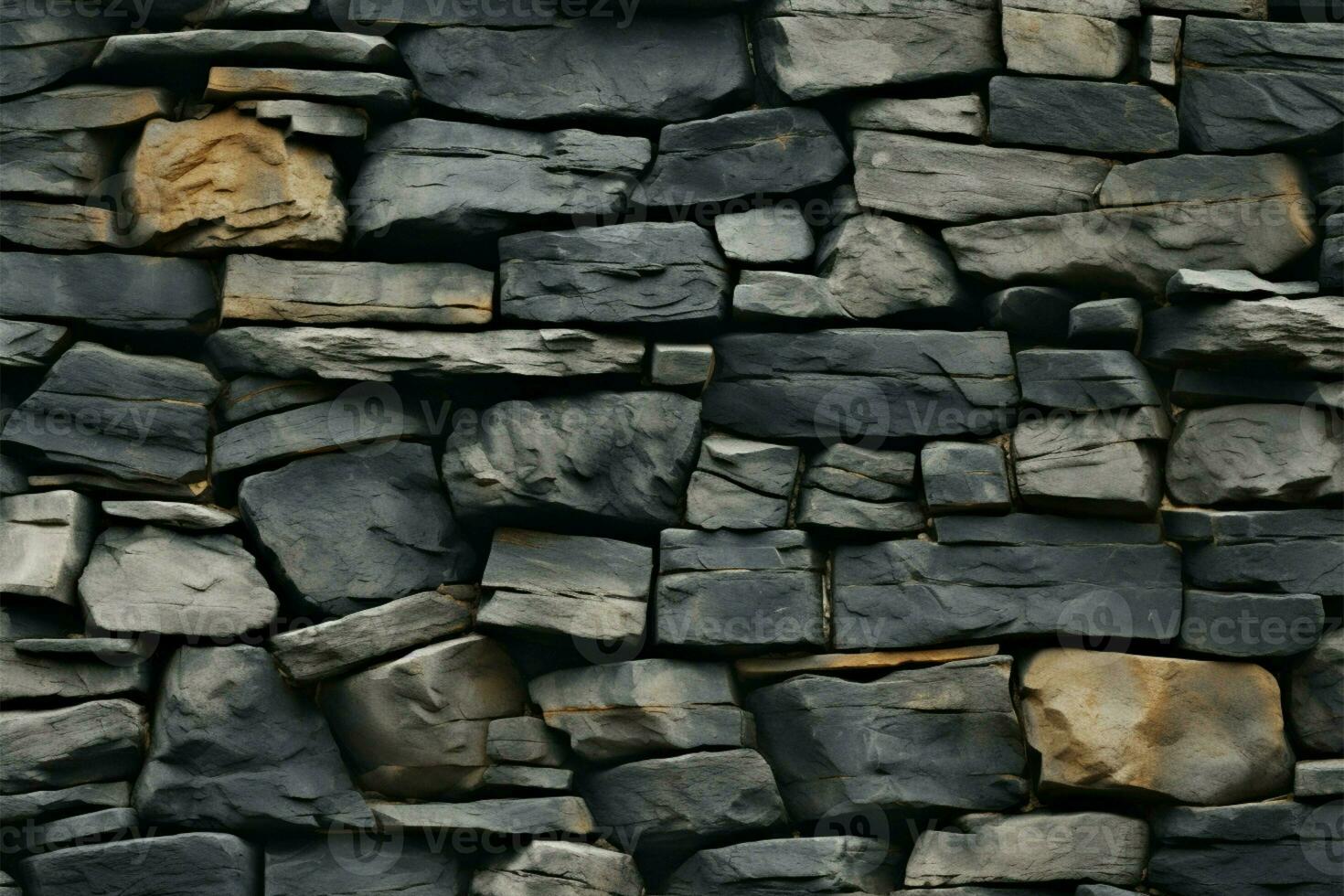 AI generated Earthy elegance Seamless rock texture background forms a captivating pattern photo