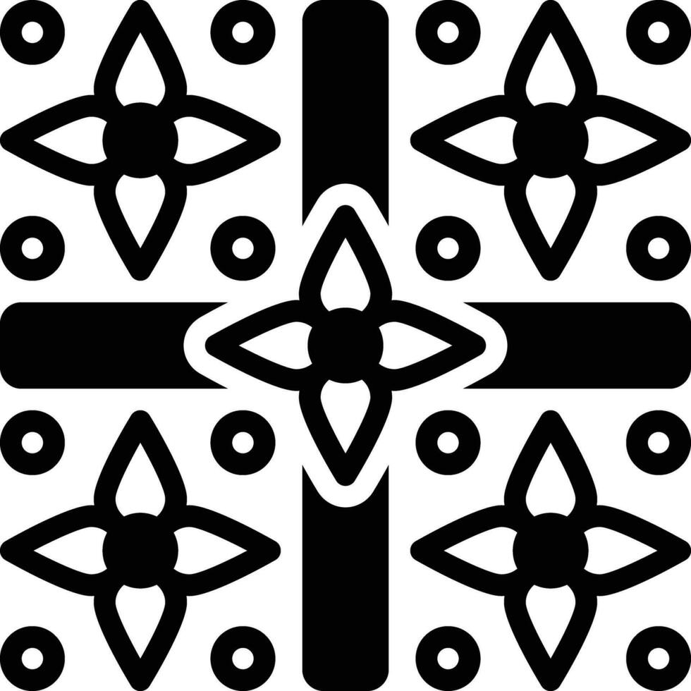 Solid icon for patterns vector