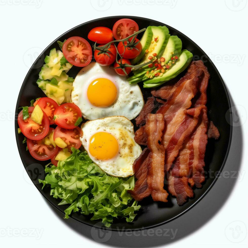 AI generated Compilation of Visually Appealing and Healthy Keto Dishes photo