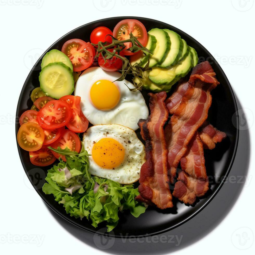 AI generated Compilation of Visually Appealing and Healthy Keto Dishes photo