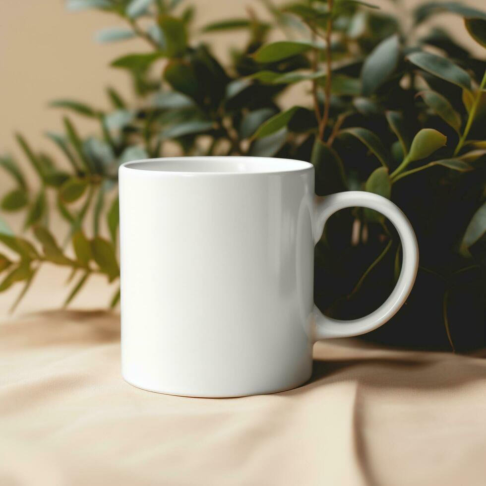 AI generated Collection of Mug Mockups Ready for Displaying POD Poster Illustrations photo