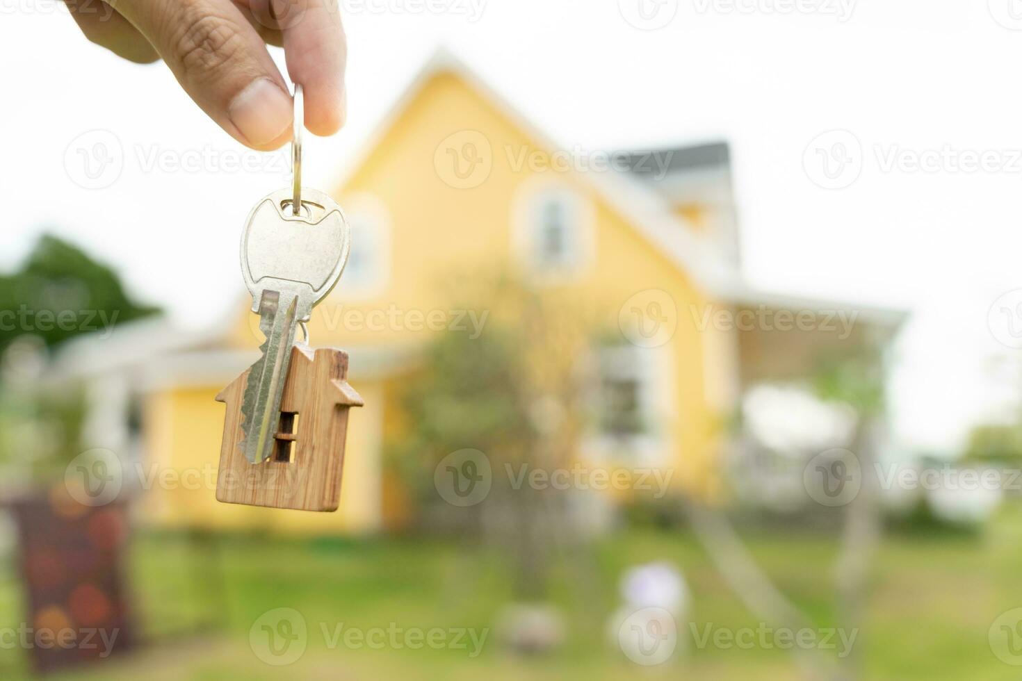 lease, rental and selling home. Real estate agent manager holding key for new owner.  rent house, Sales, loan credit financial, insurance, Seller, dealer, installment,  buy, sell, move in photo